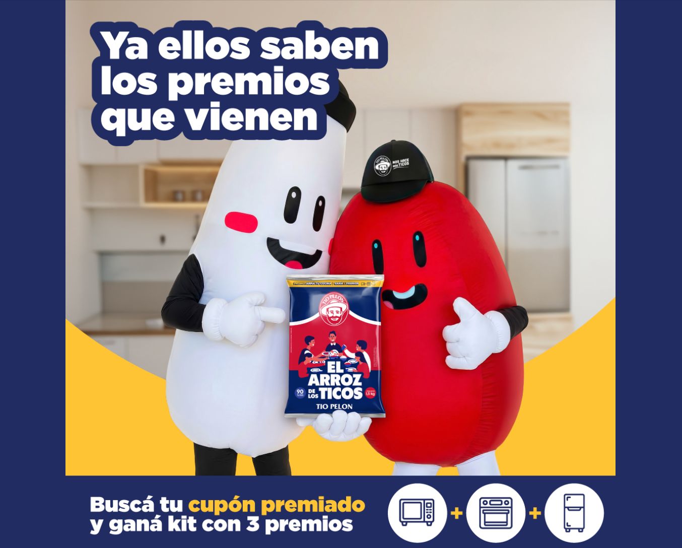 Botargas de arroz y frijol Zumbi-Tío Pelón