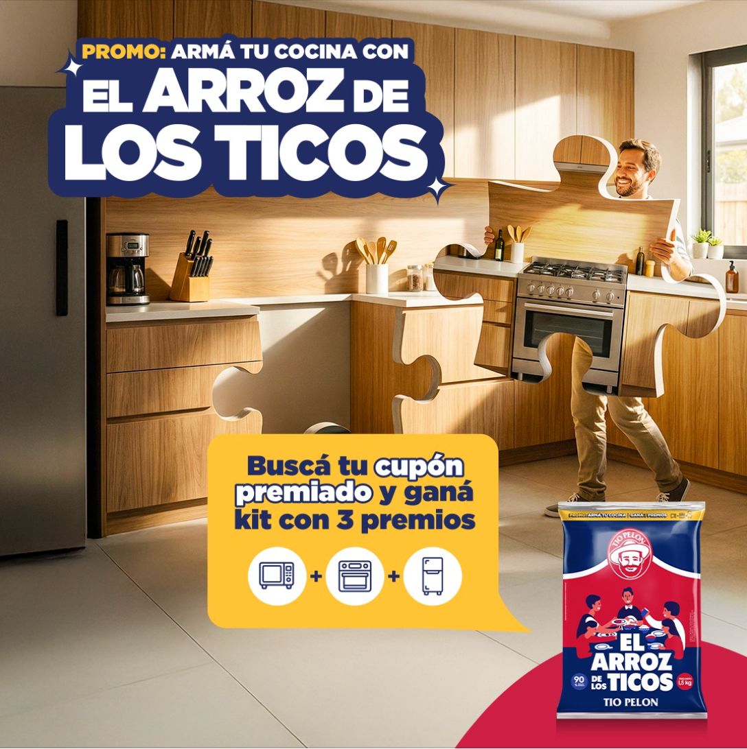 Promo Armá tu cocina con El Arroz de los Ticos